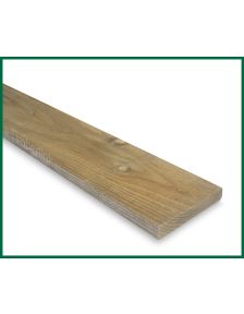Sawn Treated Timber Board - Yorkshire Board 150mm x 22mm (6" x 1") 