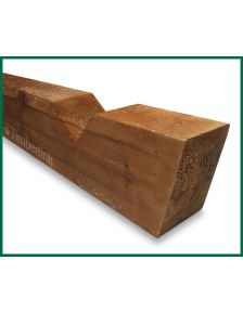 Redwood Treated Notch Post 2.4m x 125mm x 75mm (5"x3") Brown