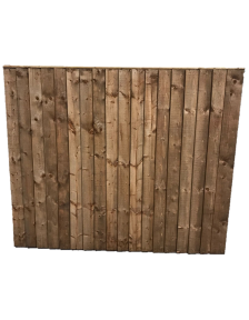 Close Board Panel 1.8m (6ft) x 1.829m (6ft) Brown