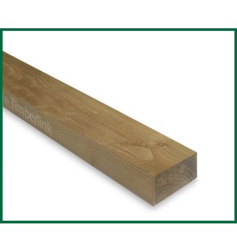 Sawn Treated Timber 100mm x 47mm (4"x2")