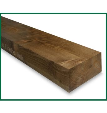 Redwood Treated Sleeper 2.4m x 250mm x 125mm (10"x5")