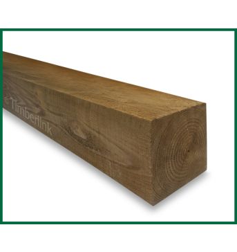 Redwood Treated Post 150mm x 150mm (6"x6") Flat Top