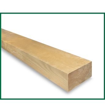 Graded C24 Rough Sawn Treated Timber 147mm x 75mm (6"x3")