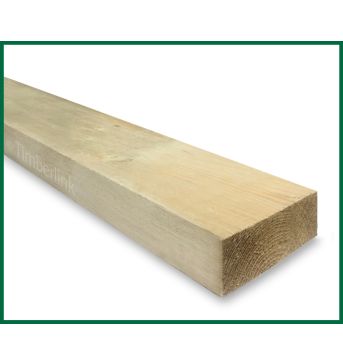 Graded C24 Rough Sawn Treated Timber 225mm x 75mm (9"x3")