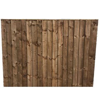 Close Board Panel 1.5m (5ft) x 1.829m (6ft) Brown