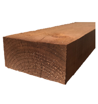 Redwood Treated Sleeper 2.4m x 200mm x 100mm (8"x4") Brown
