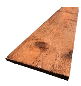 Treated Feather Edge Board 125mm x 22mm (5"x1") Brown